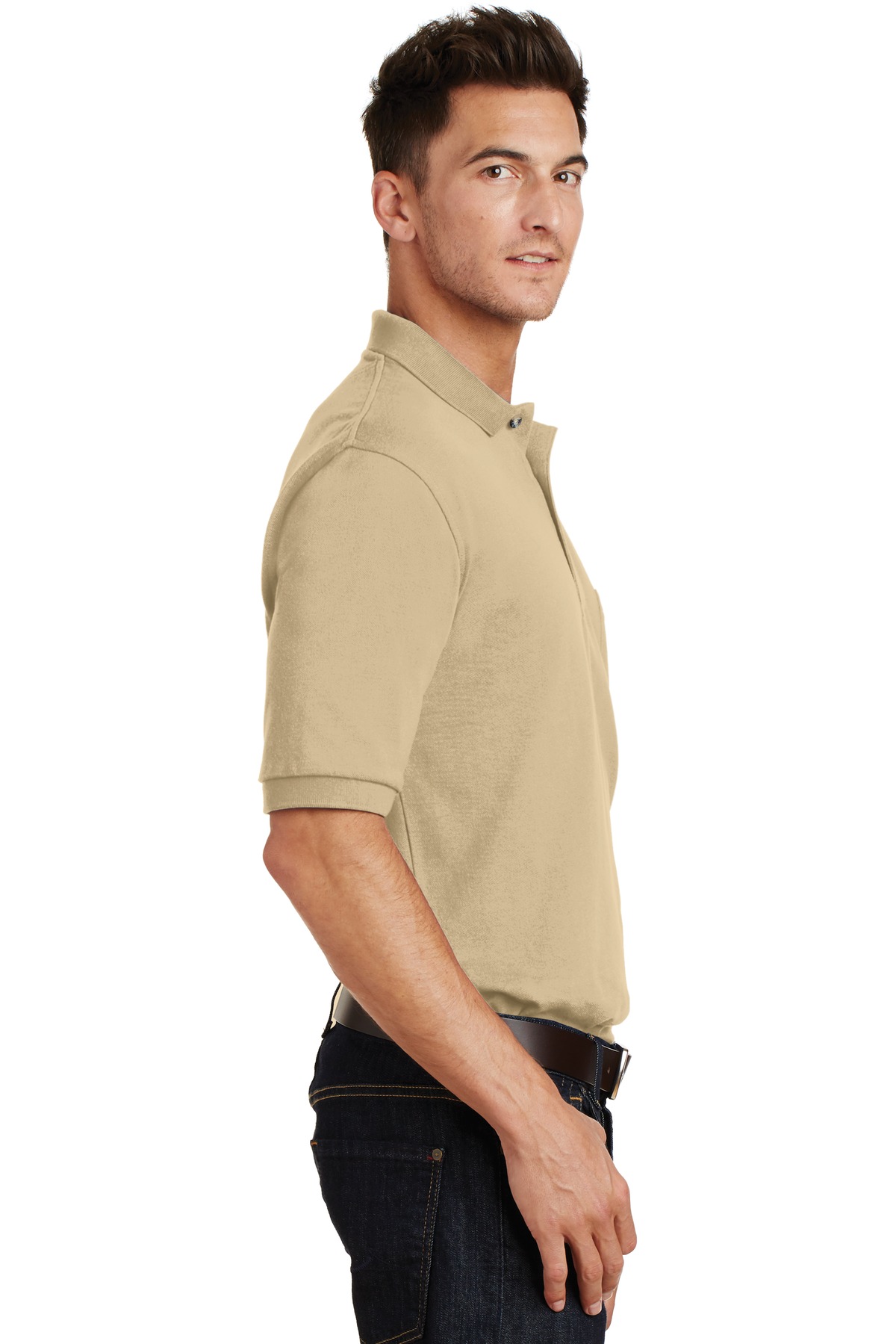 Port Authority Heavyweight Cotton Pique Polo with Pocket. K420P 30