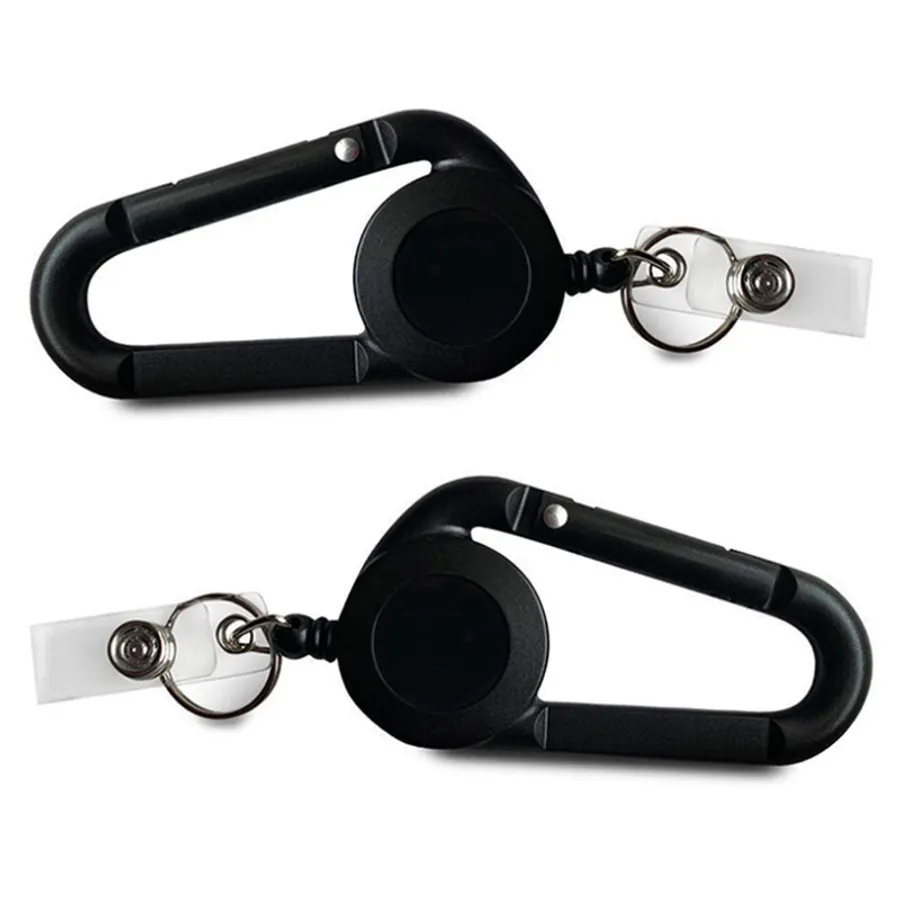 Carabiner Clip Badge Reel Keychain 2