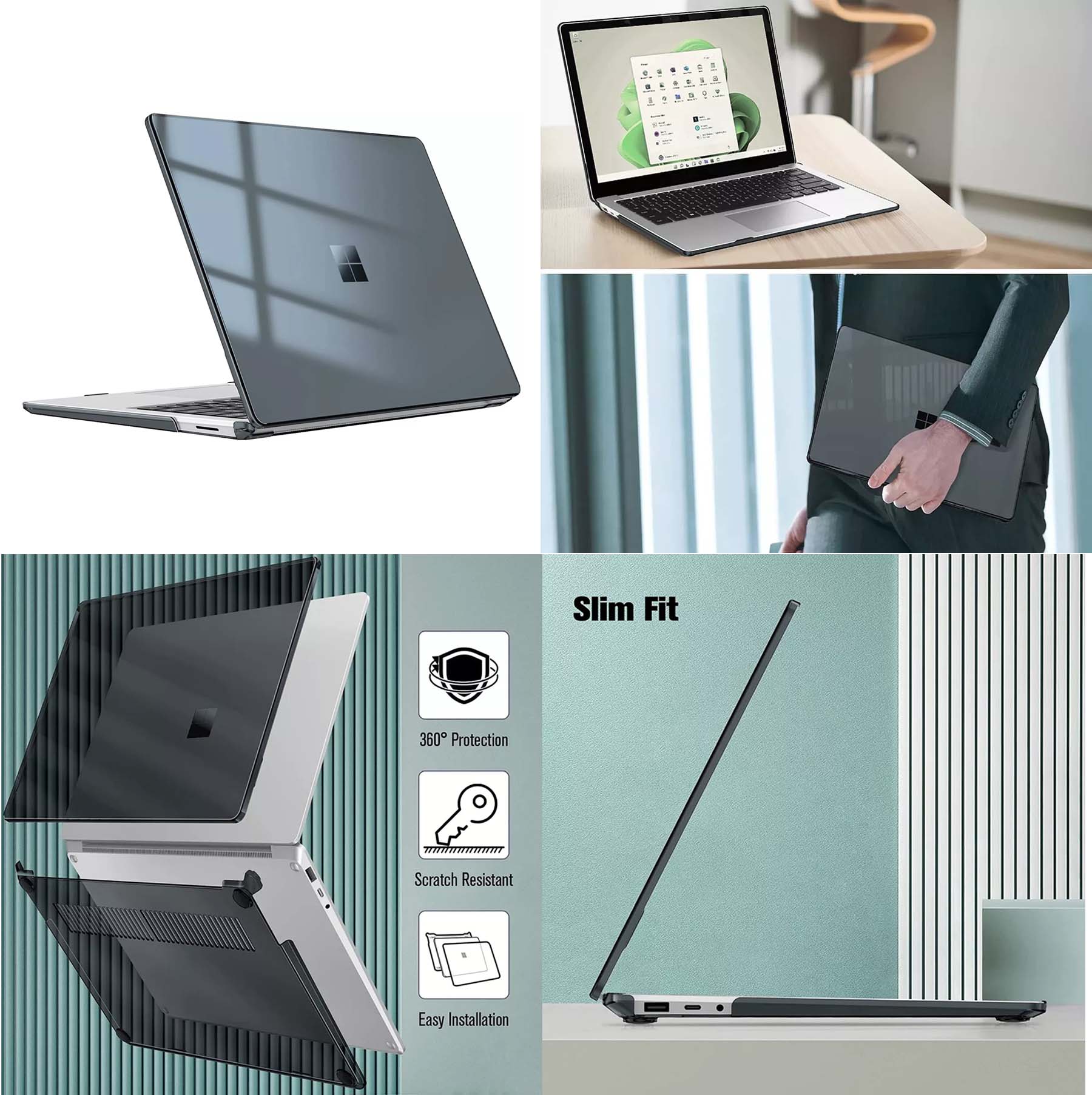 iBank ® Protective Case for 13.5 Inch Microsoft Surface Laptop 5/4/3/2 2