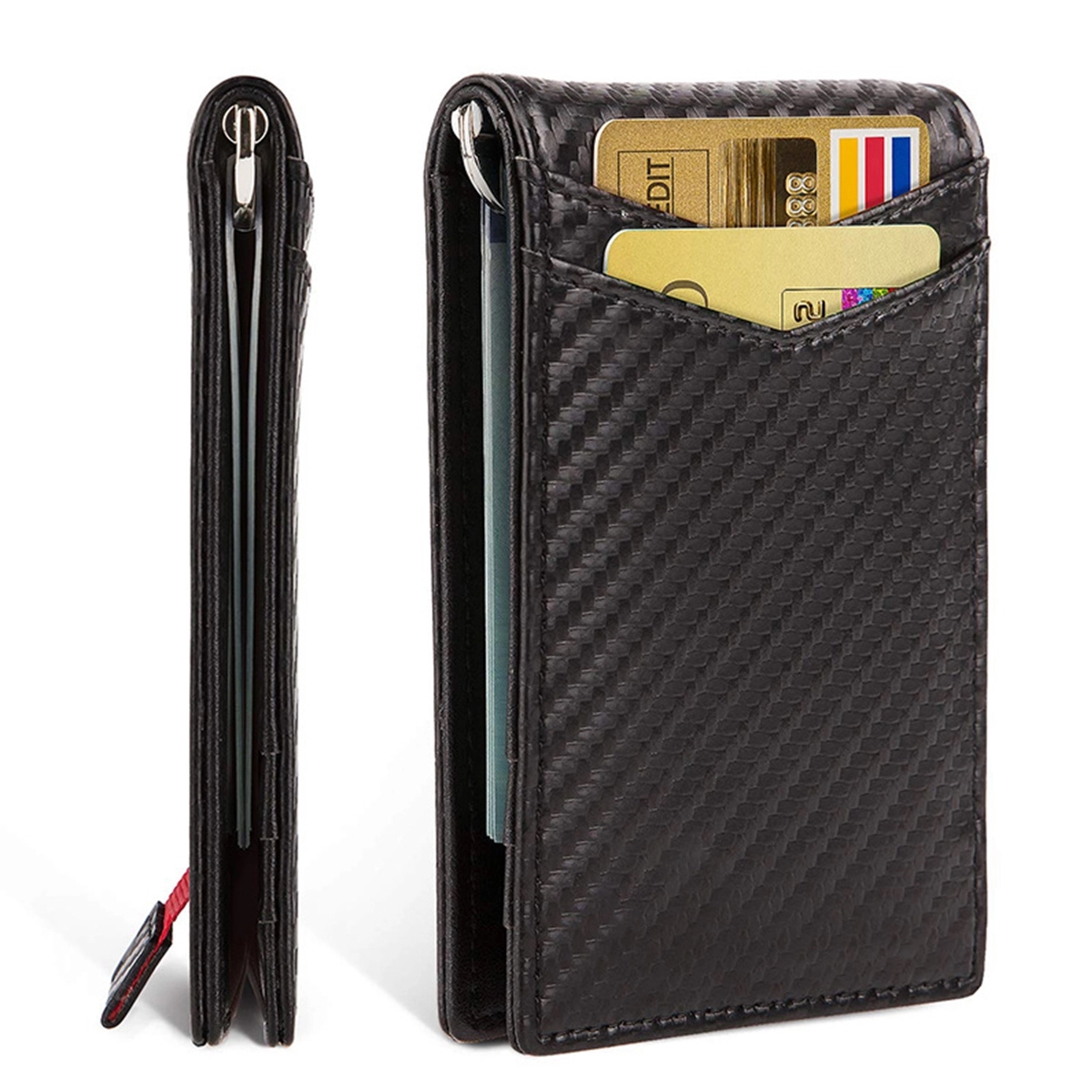 Slim Wallets For Men Rfid Money Clip 3