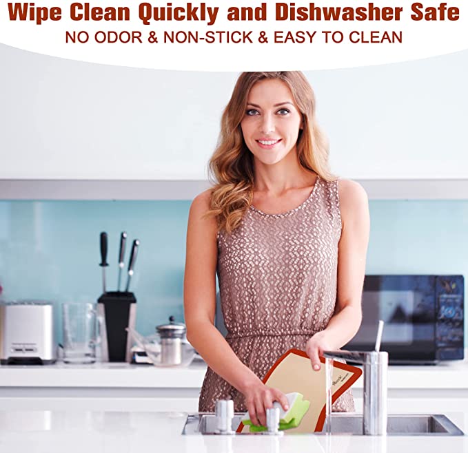 Non-Stick Reusable Silicone Baking Mats 4