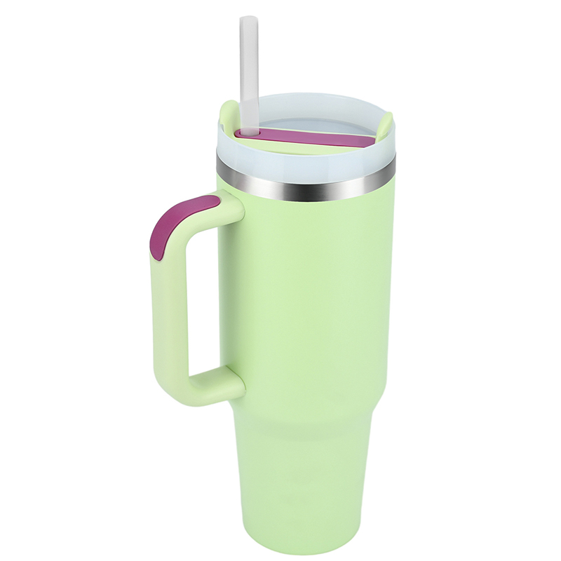 40oz Stainless Steel Insulated Tumbler with Handle 6