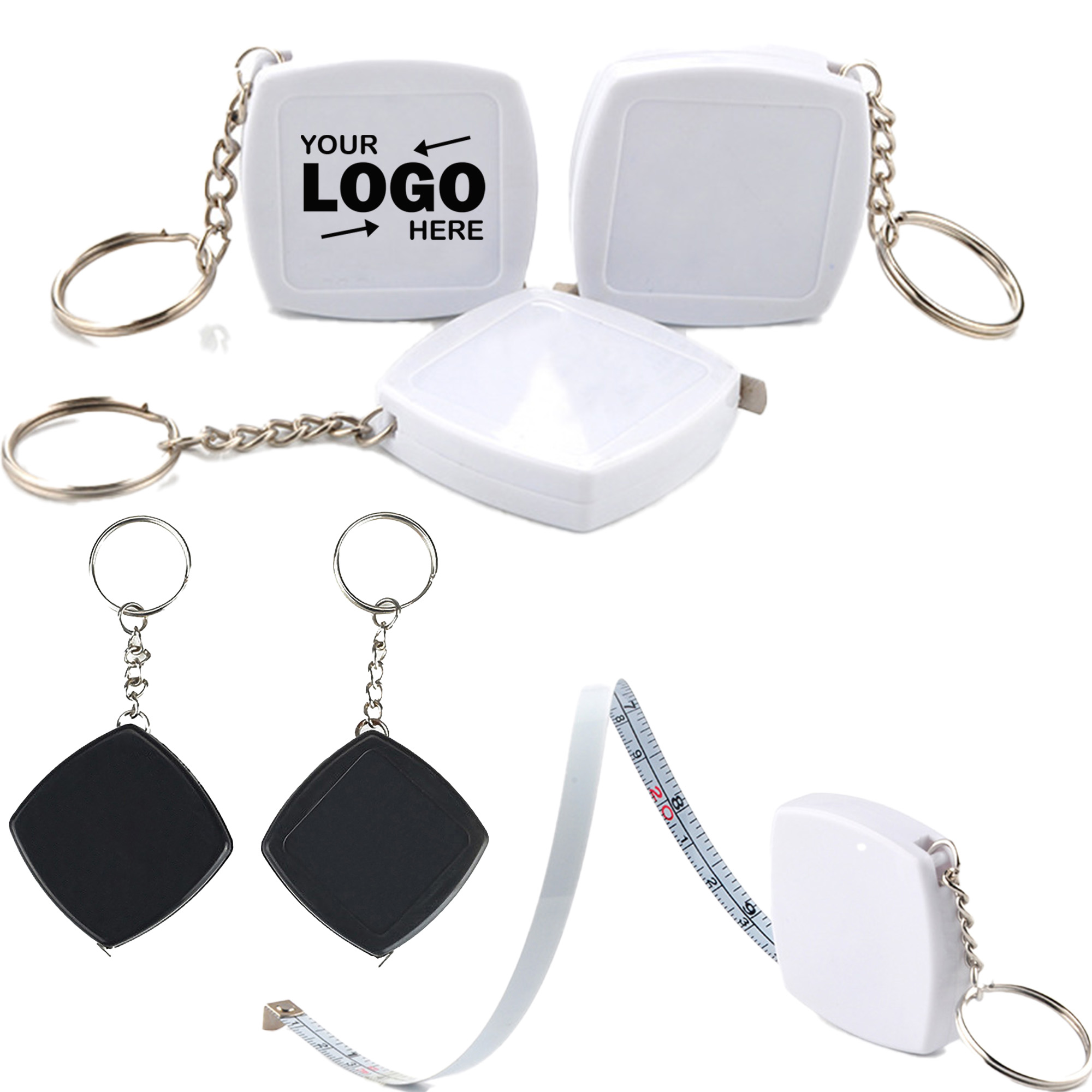 Mini 79 Inch Retractable Tape Measure Keychain 2