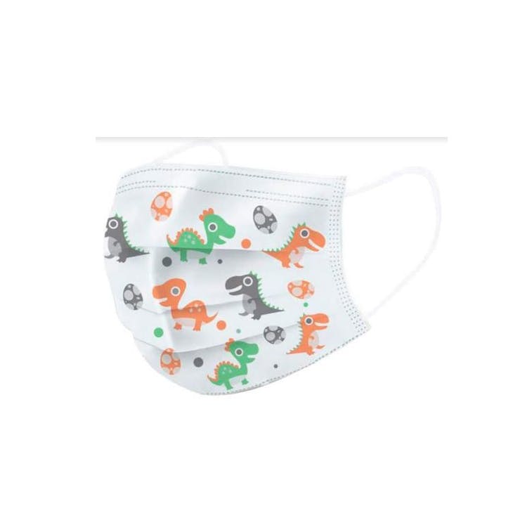 Children Masks with Dinosaur Design - 3 Ply 1