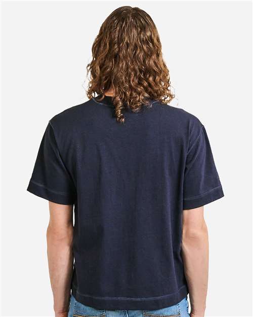 Unisex Heavyweight Cotton Mid-Length Tee - 13ML0 51