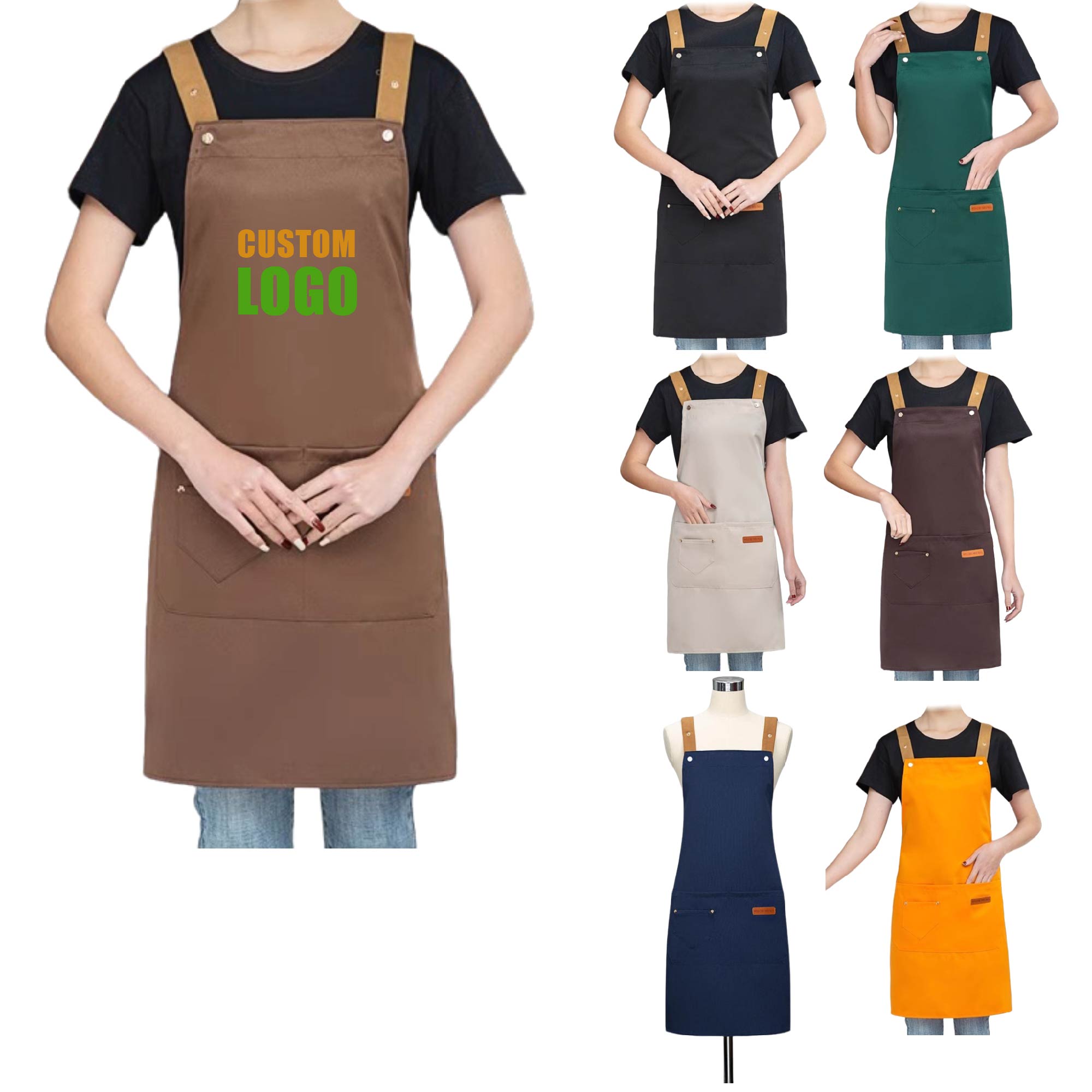 MOQ 10 pcs Restaurant Service Apron 2