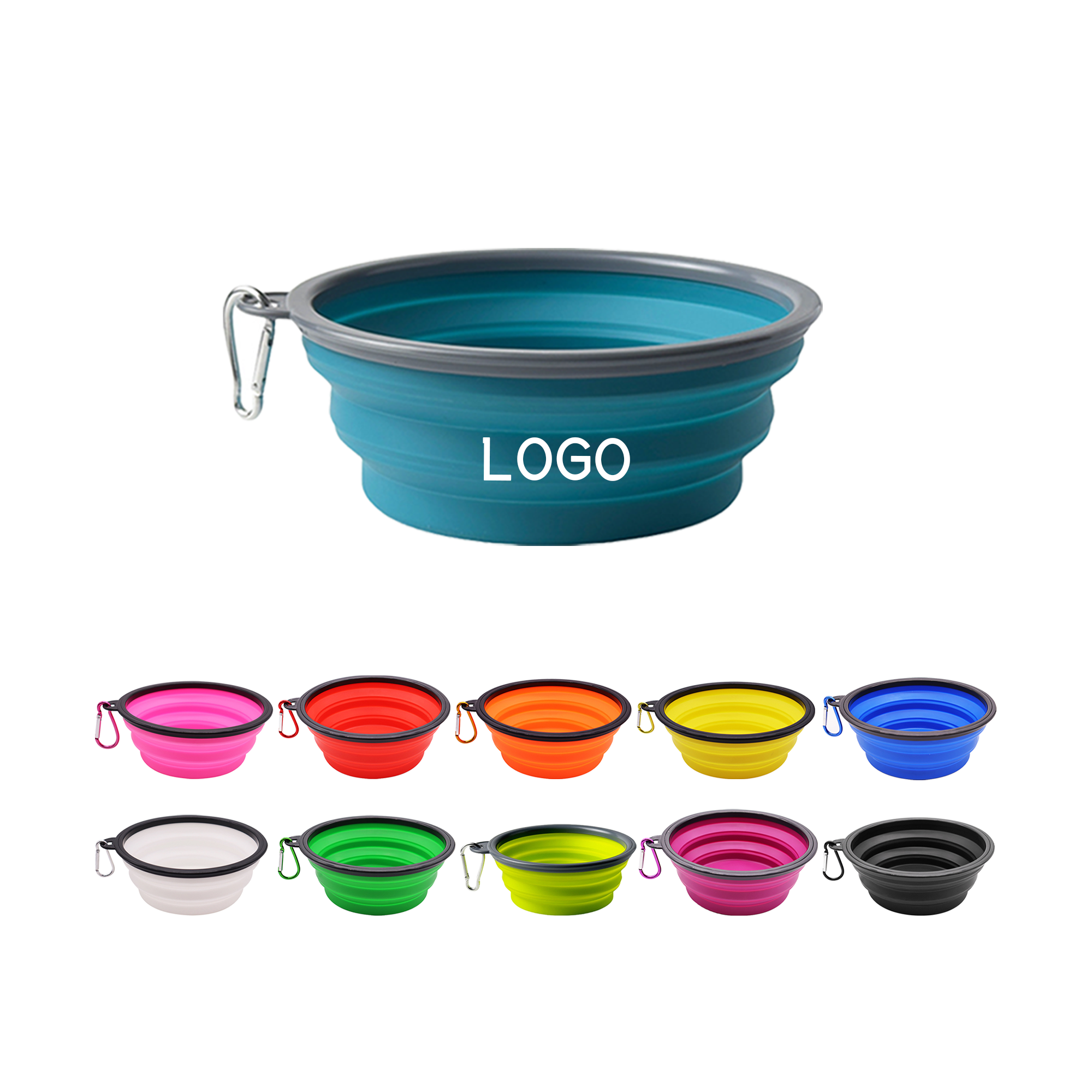 Travel Folding Pet Dog Bowl 2