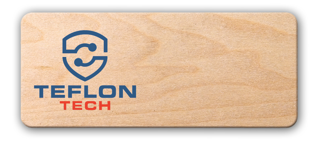 Wood Badge Full Color Sublimated Imprint (1-5 Sq. Inches)