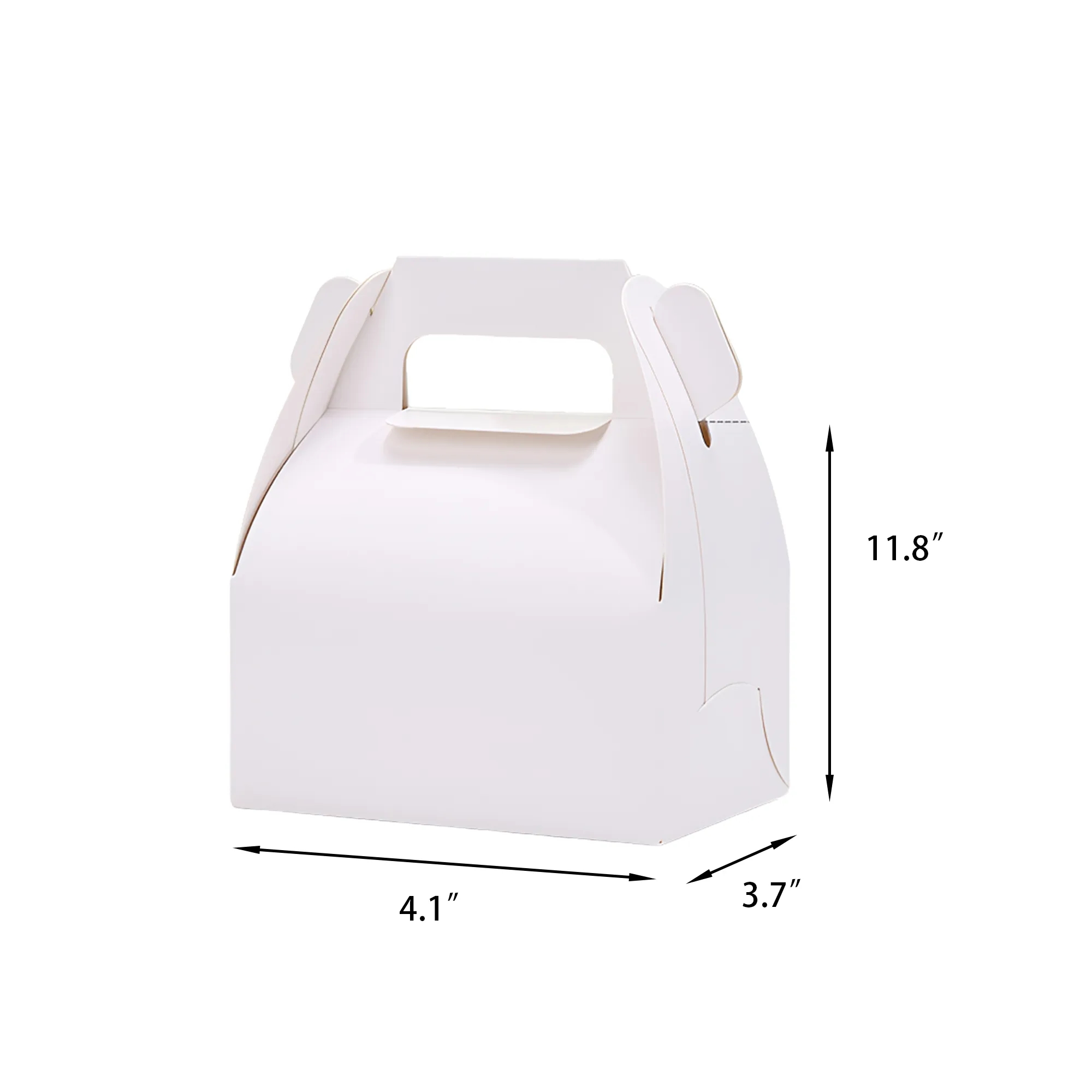 Portable Kraft Paper Bakery Boxes for Pastry and Sweets 2