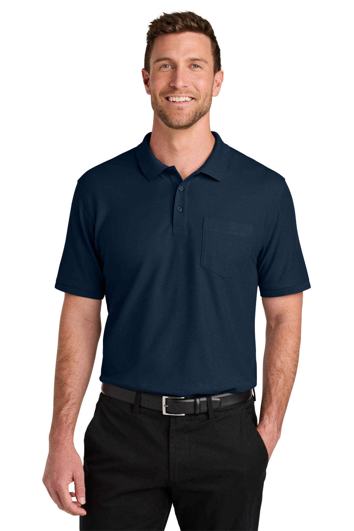 Port Authority Tall Wearever Signature Pique Pocket Polo TLK200P 6