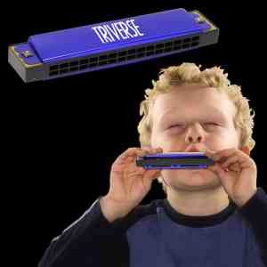 Blue Bee Metal Harmonica(Pad Print)
