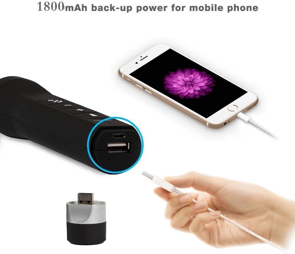 Multi-Function Wireless Bluetooth Speaker Flashlight 5