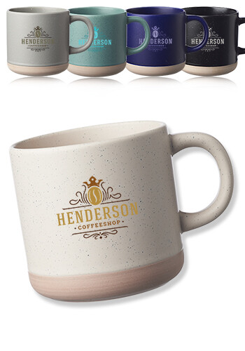 11 oz. Cosmic Speckled Clay Coffee Mugs