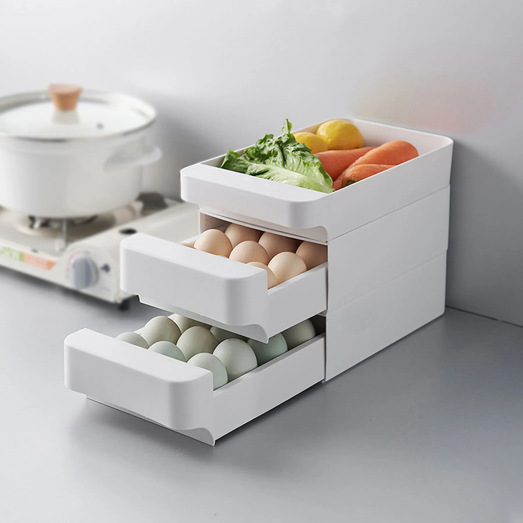 Drawer Style Egg Storage Box 2