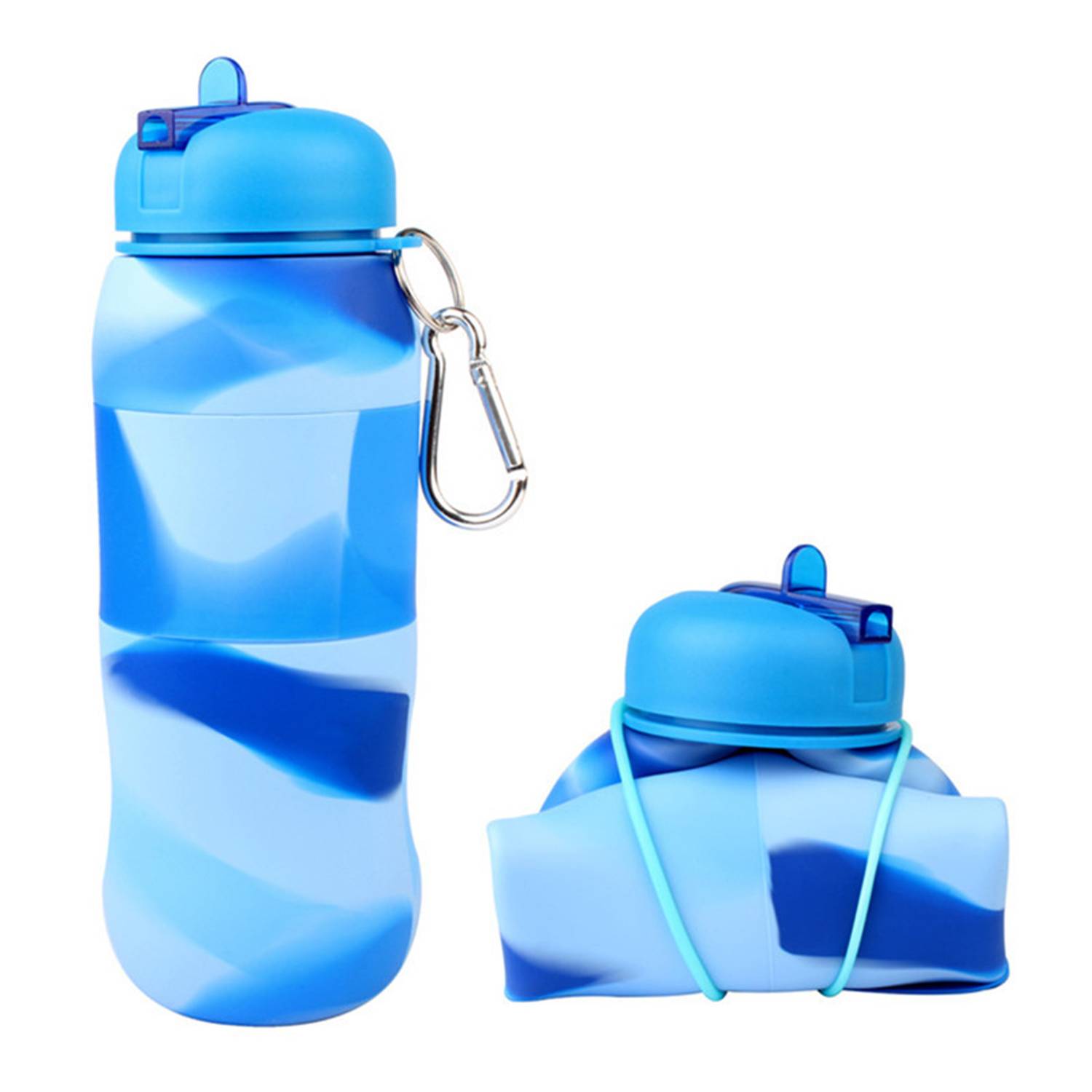 20Oz Silicone Collapsible Portable Water Bottle 2