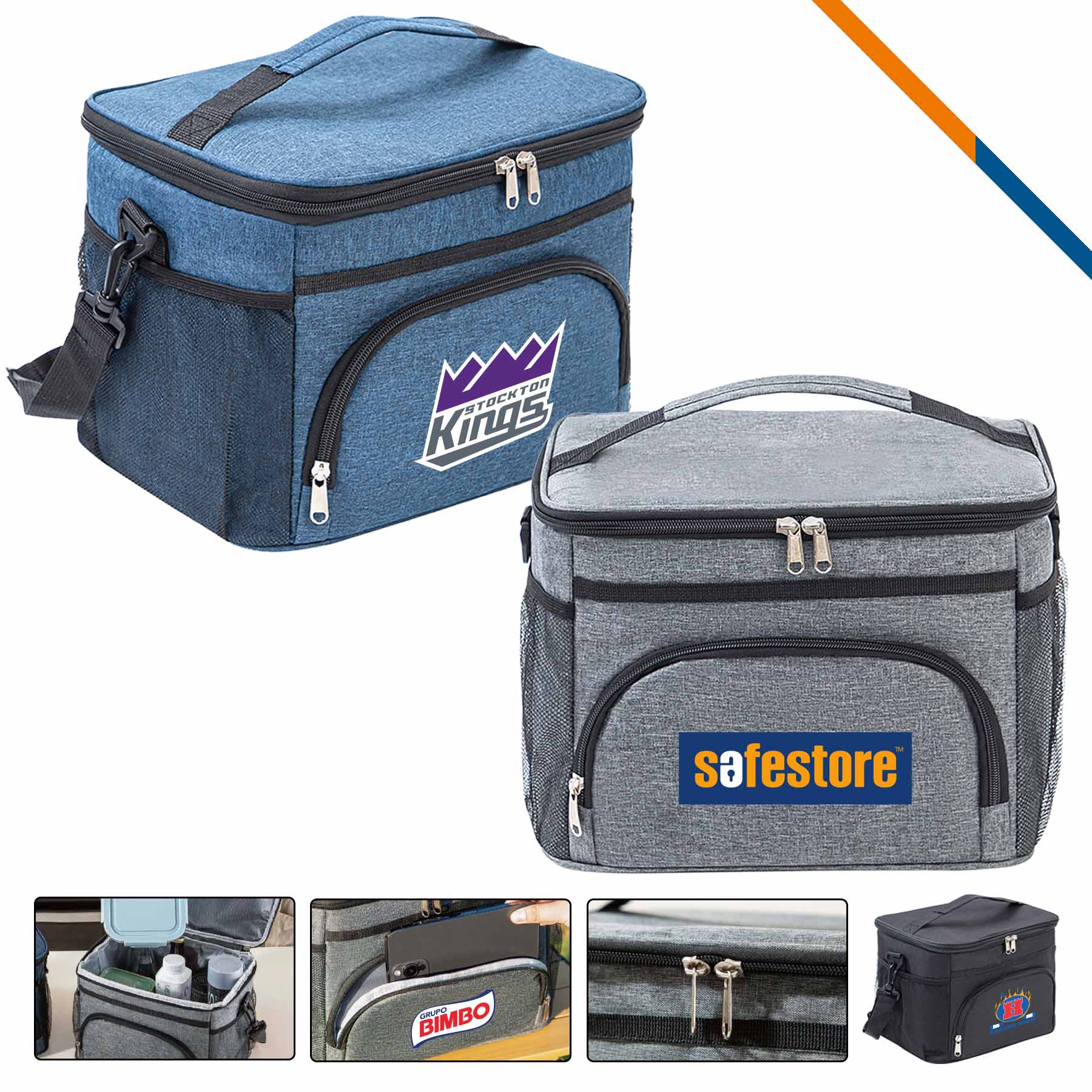 Zimint PEVA Crossbody Insulated Cooler Bag 1