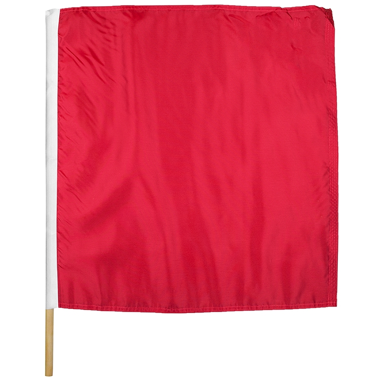 30" x 30" Stop Polyester Motorcycle Racing Flag 1