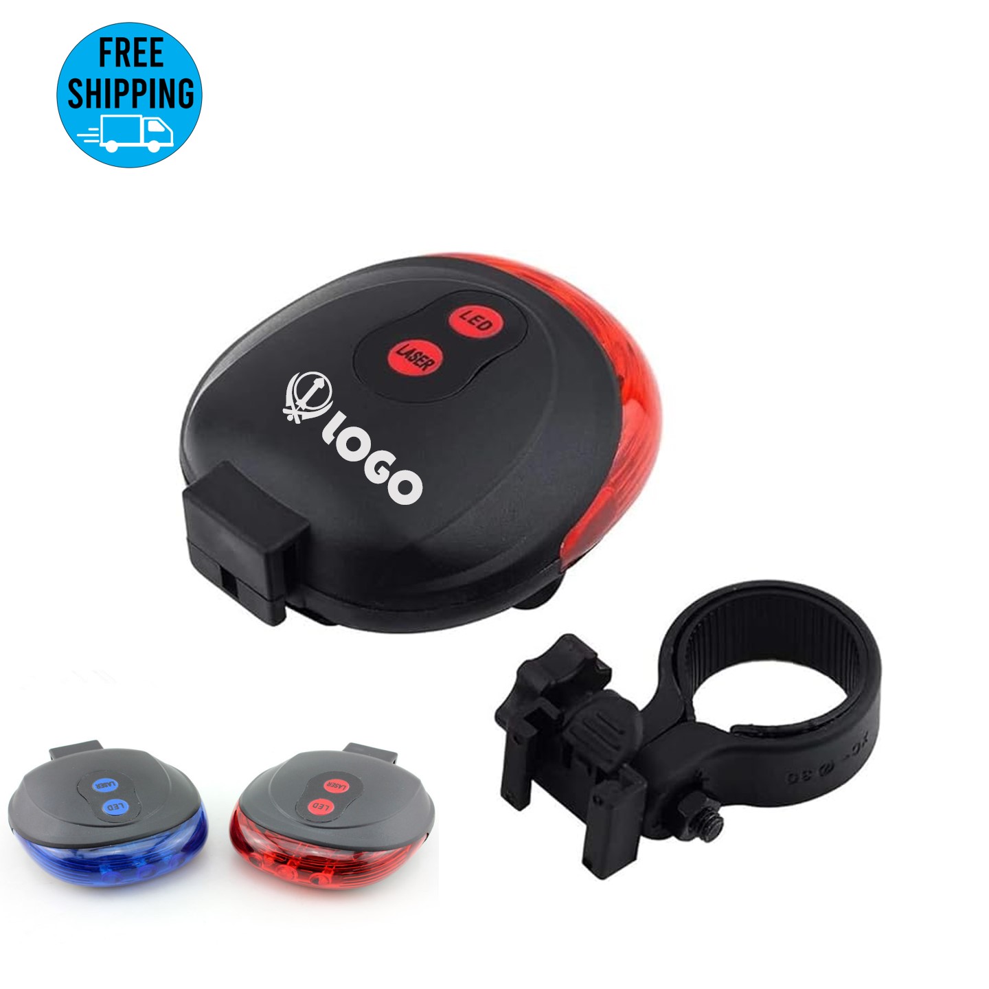 7 Modes Red Lights 5 LED Bike Taillight 3