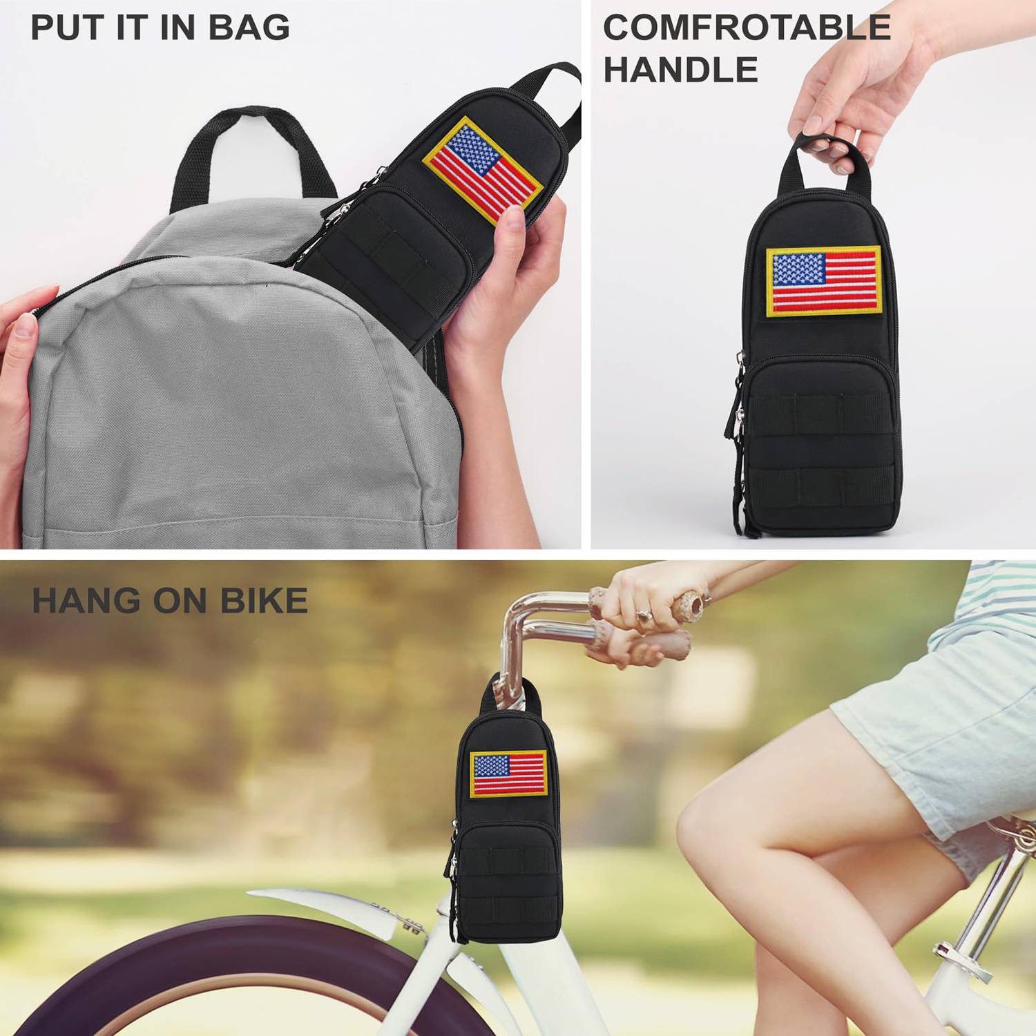 Large Capacity Canvas Pencil Storage Bag 7