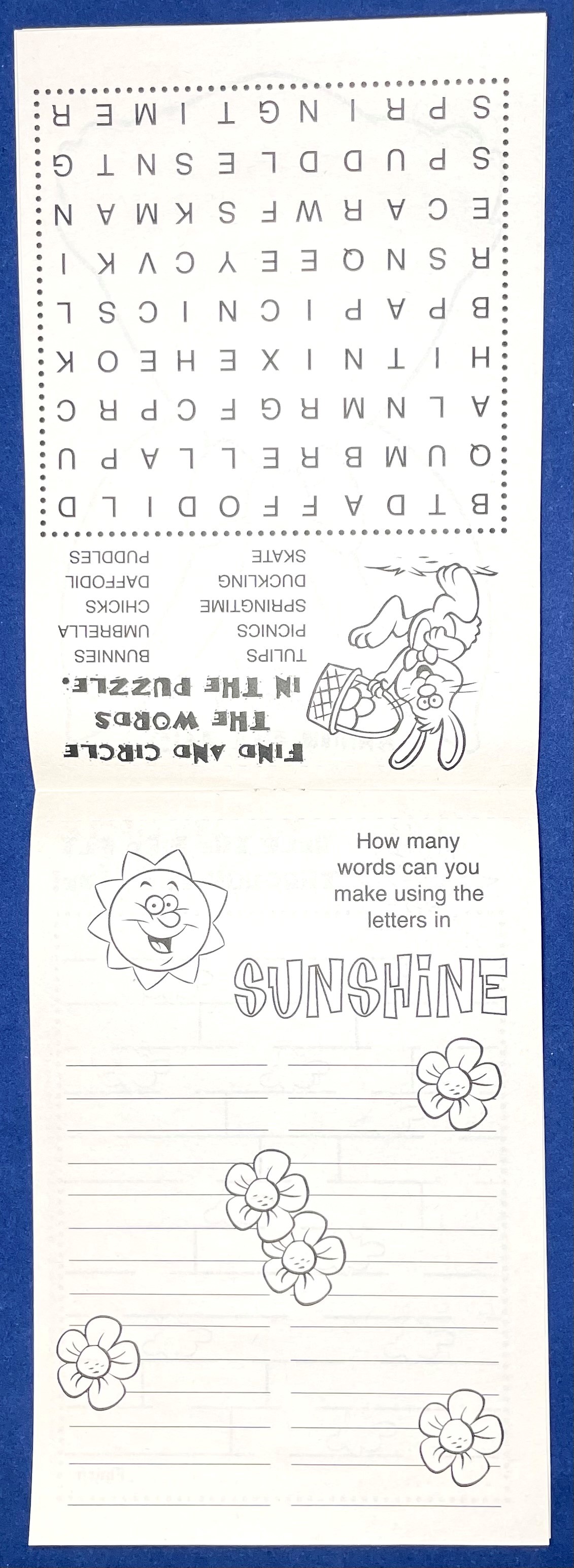 ACTIVITY PAD - Spring Activity Pad 2