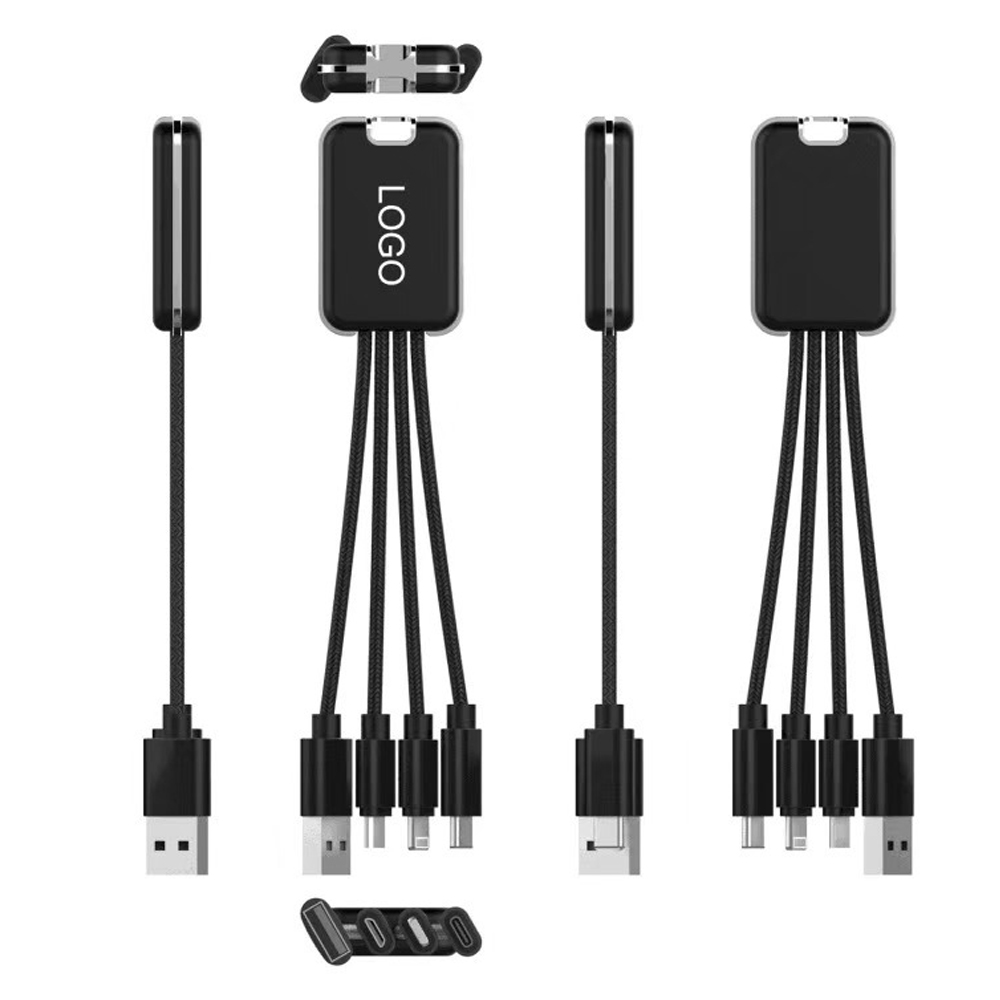 4-in-1 Logo Lighting Charging Cable 6