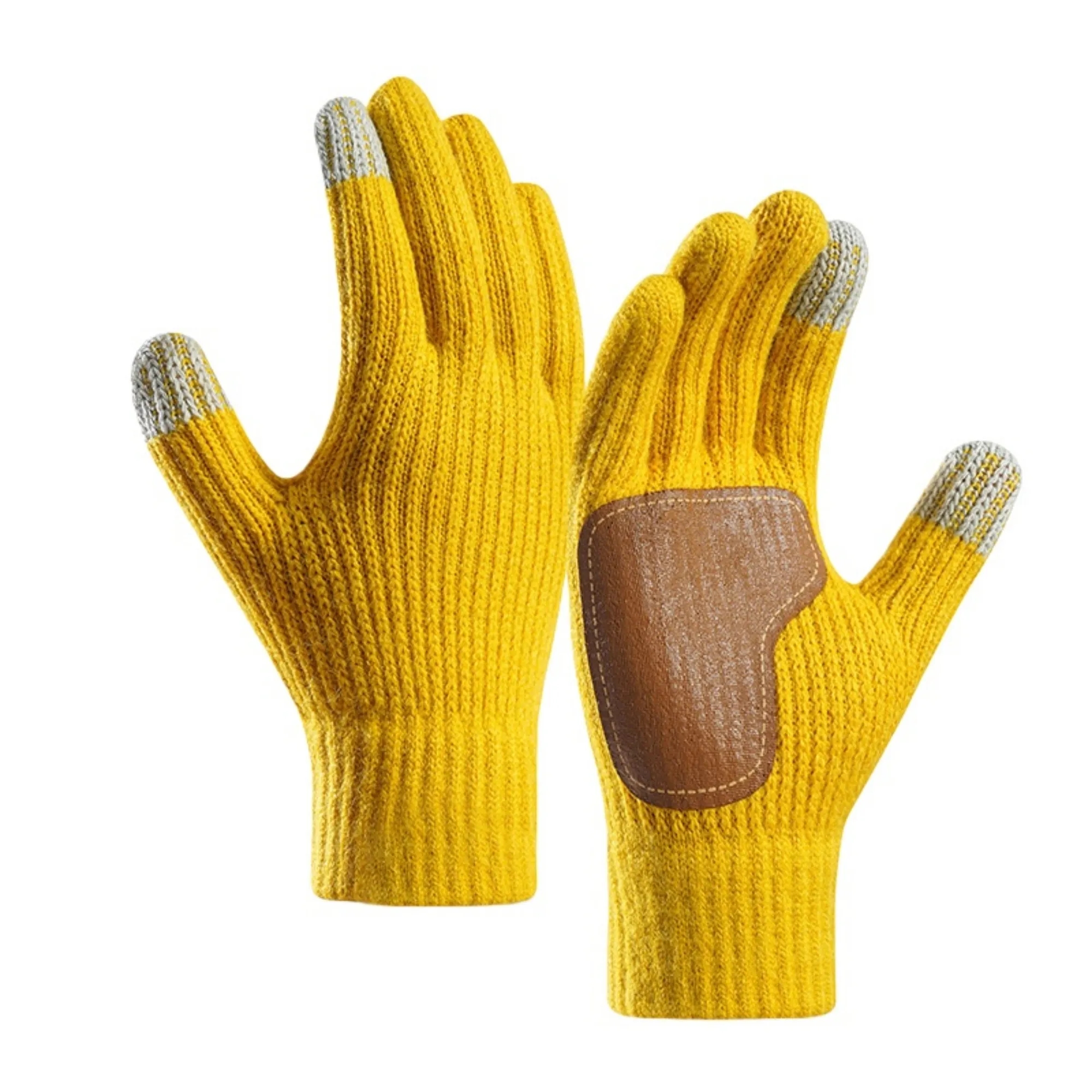 Touchscreen Knit Winter Gloves Grip 19
