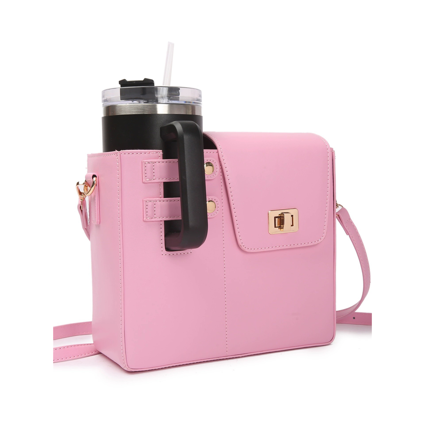 Crossbody Case with Sports Water Bottle Holder 7