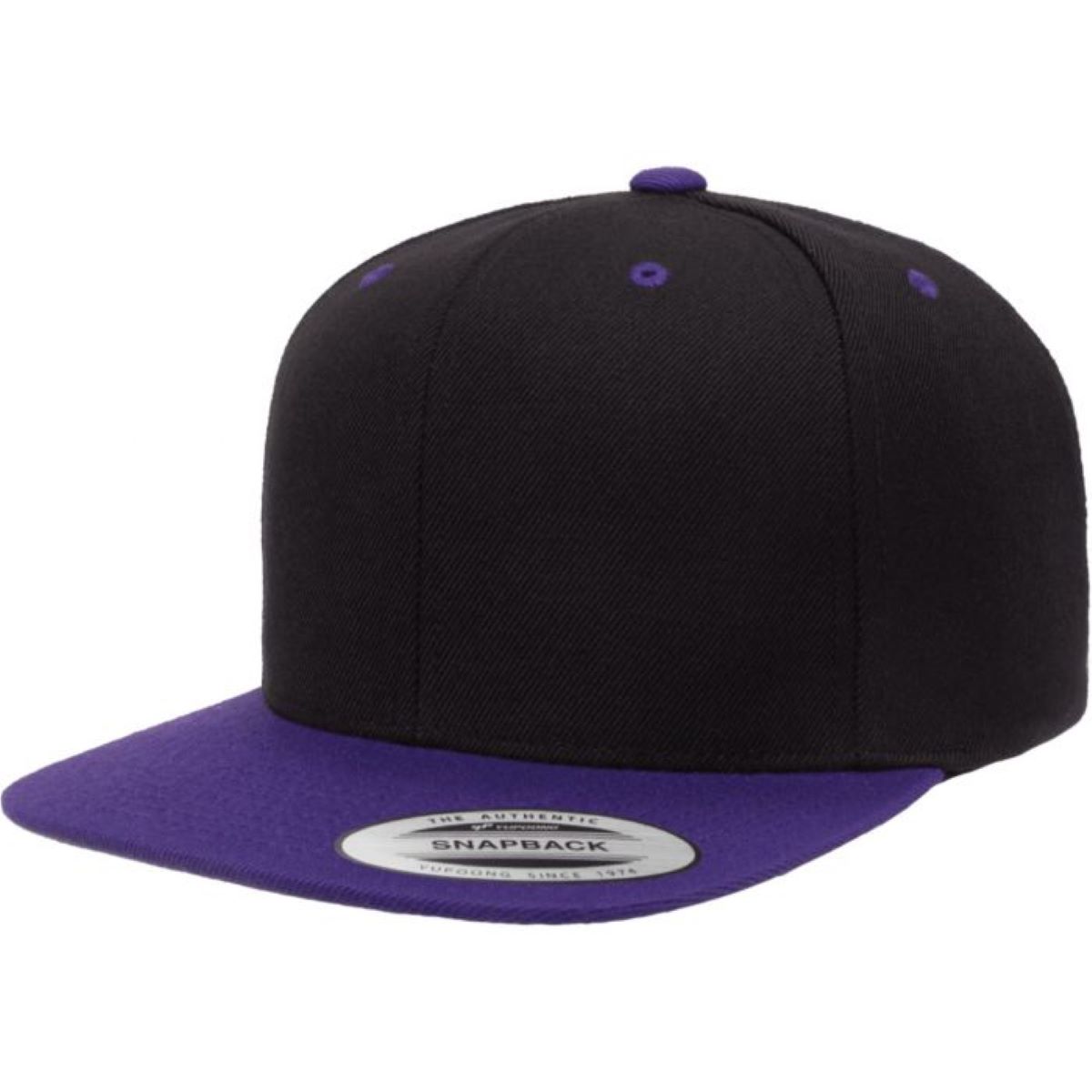 Yupoong 6089M YP Classics Premium Flat Bill Snapback Hat with Embroidery 1