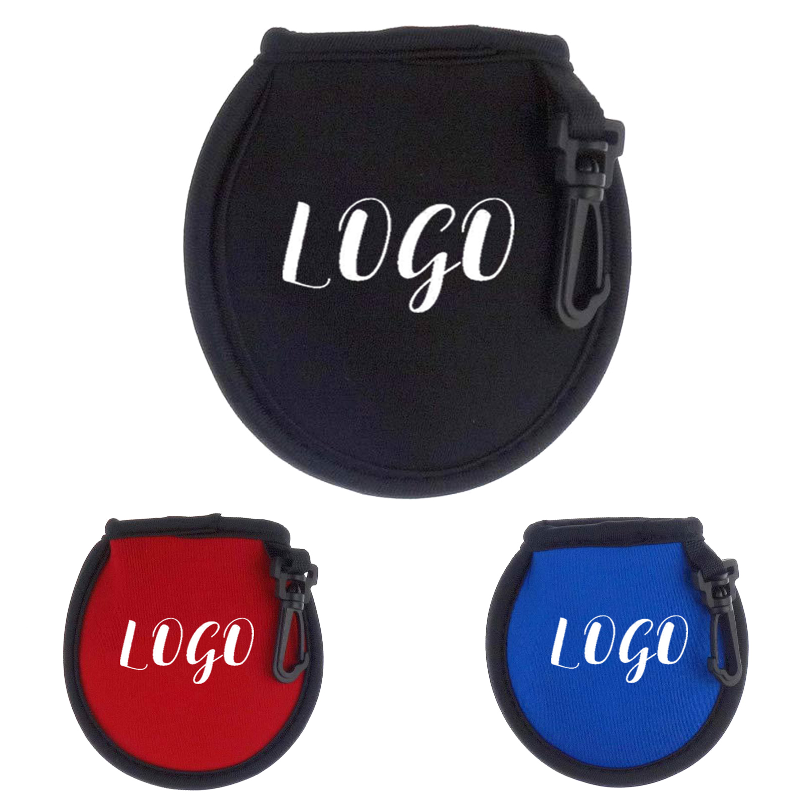 Compact Golf Ball Cleaning Bag With Clip 3