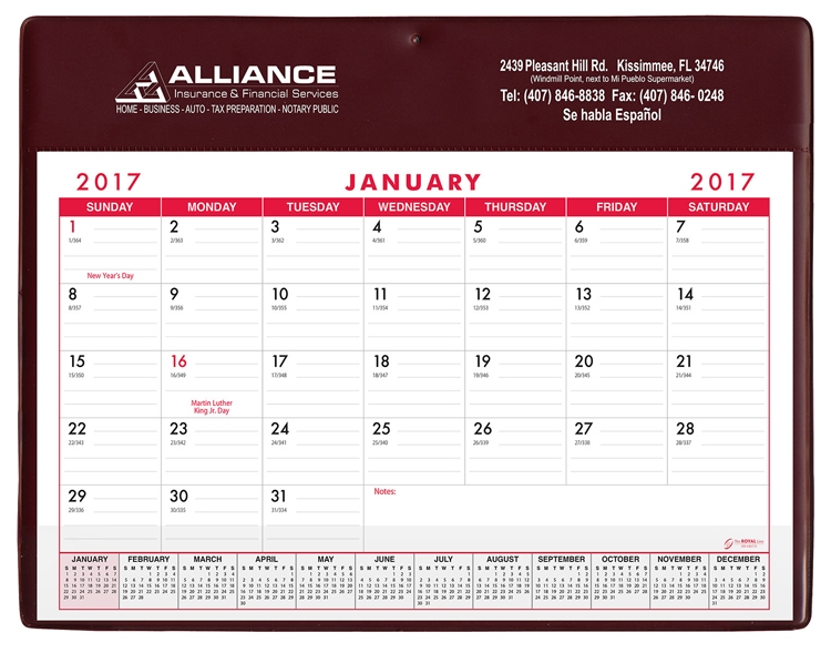 Super Economy Calendar Pad 8