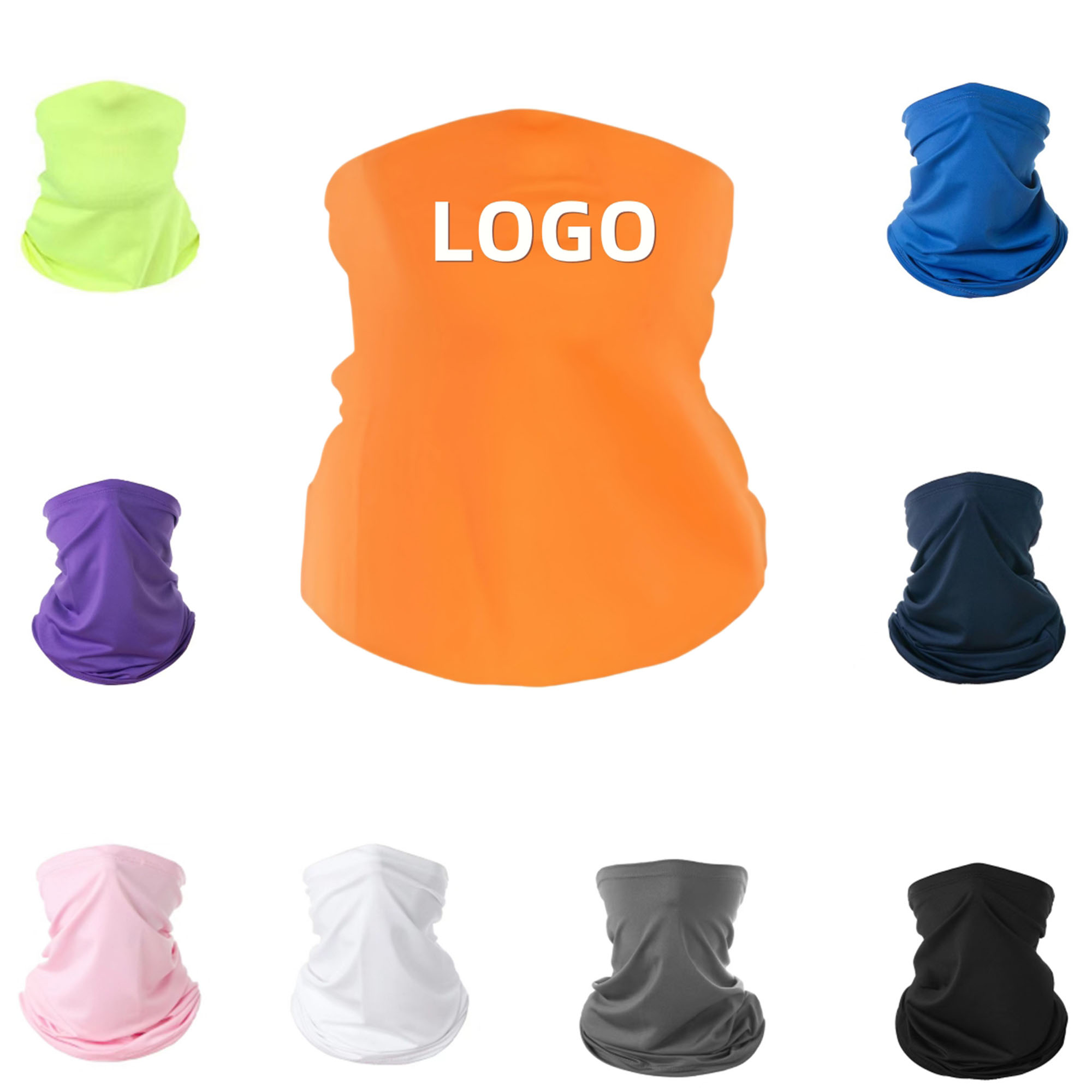 Face Bandana mask Reusable Bandana w/ Imprint Neck Gaiter 2
