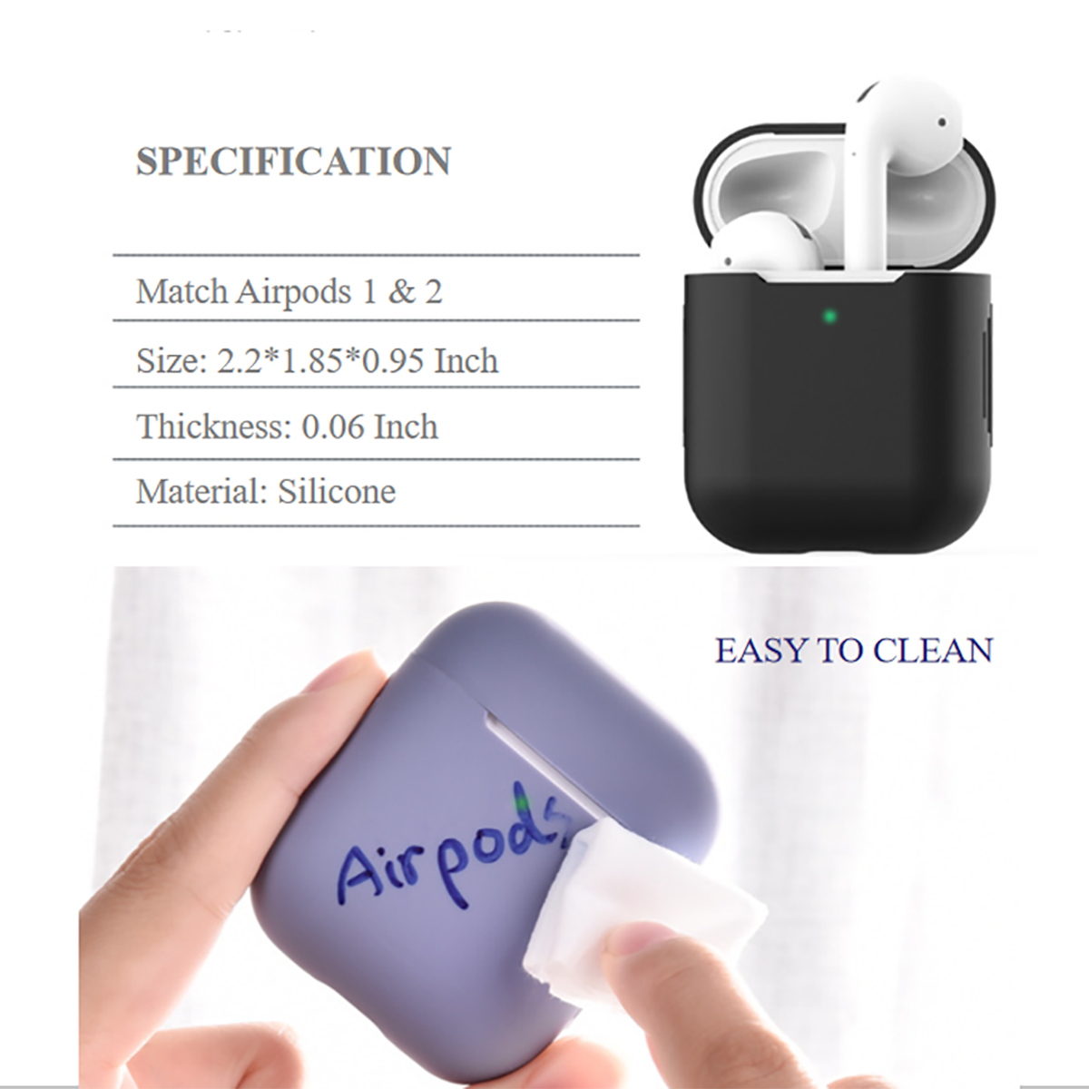 Silicone Wireless Headset Protective Holder 4