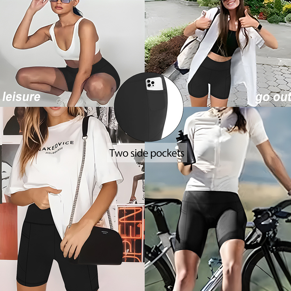 Yoga Shorts for Women for Workout Biker Cheer 5