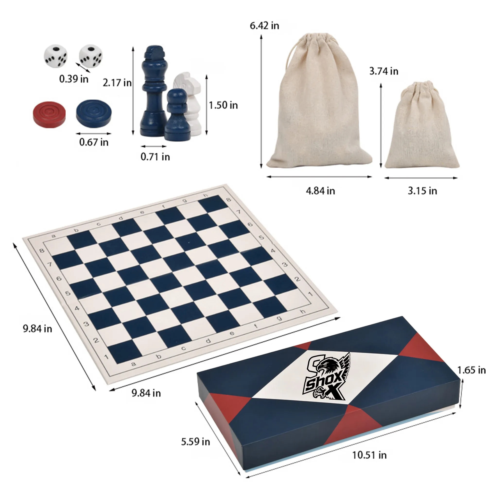 MOQ 5 MDF Copper-Coated Board Paper Folded Chessboard Chess 1