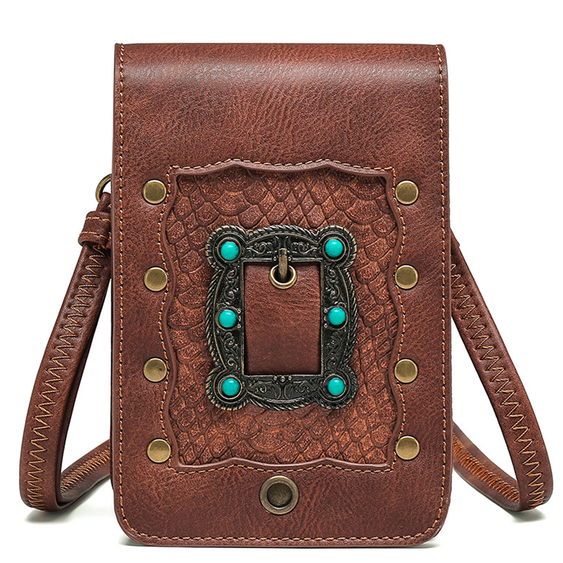 PU Punk women's shoulder cross-body bag 4