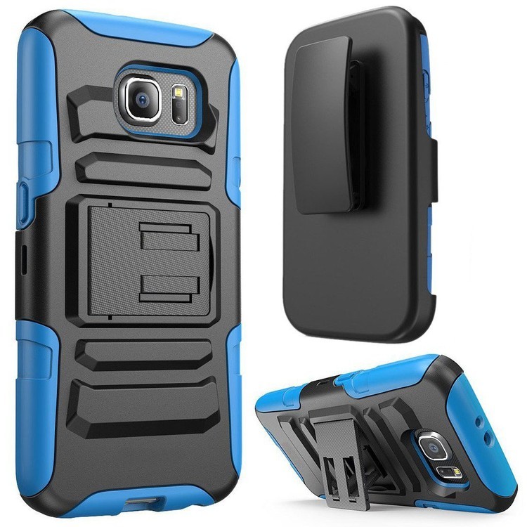 iBank ® Galaxy Core Prime Hard Case with Belt Clip and a kickstand 1