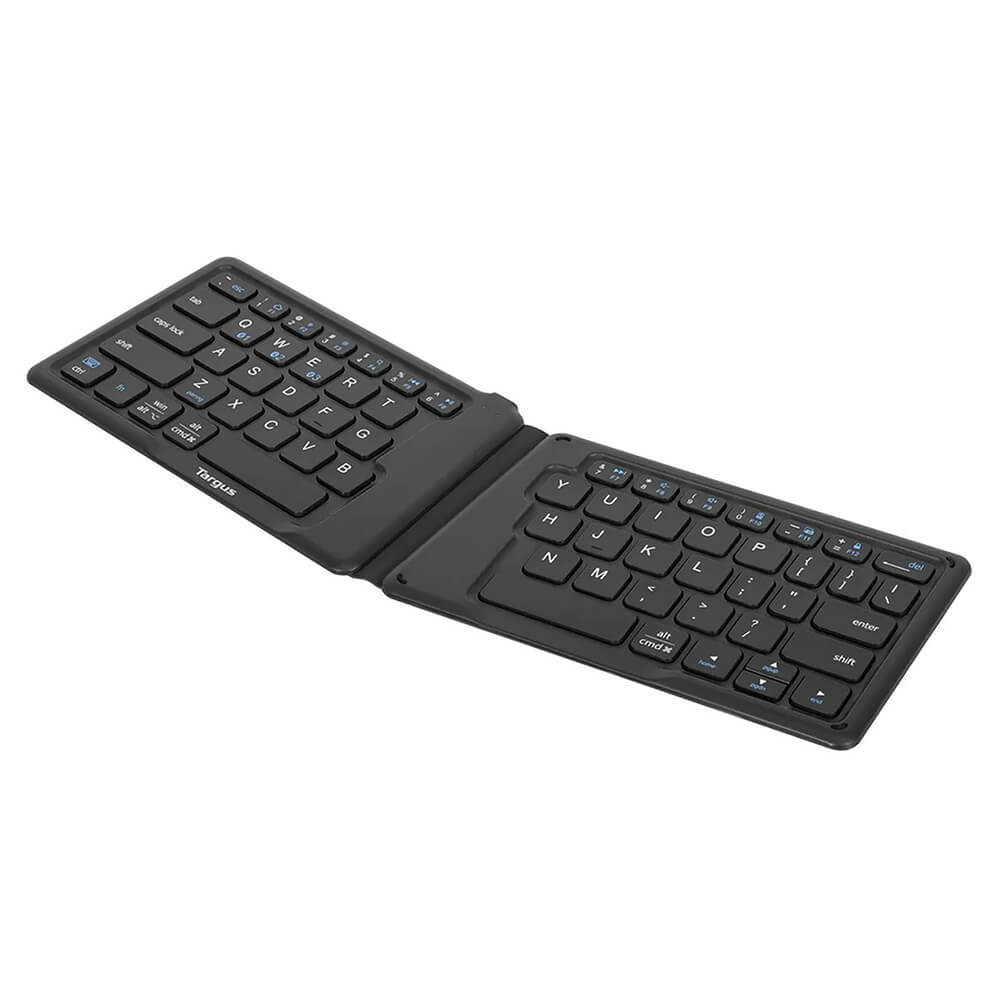 Ergonomic Foldable Bluetooth Antimicrobial Keyboard