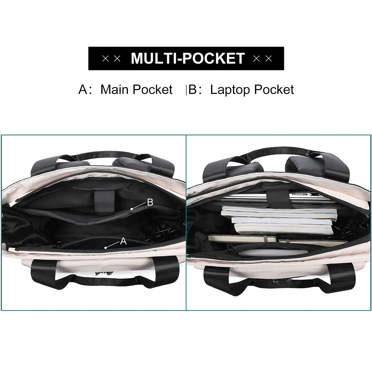 Stylish Contrast Color Waterproof Backpack 6