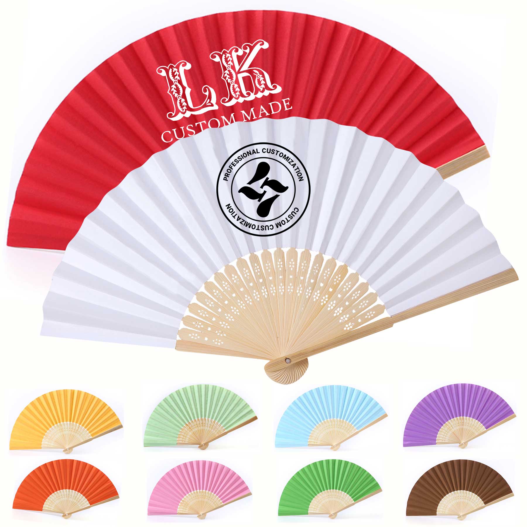 Handheld Bamboo Folding Fan 1