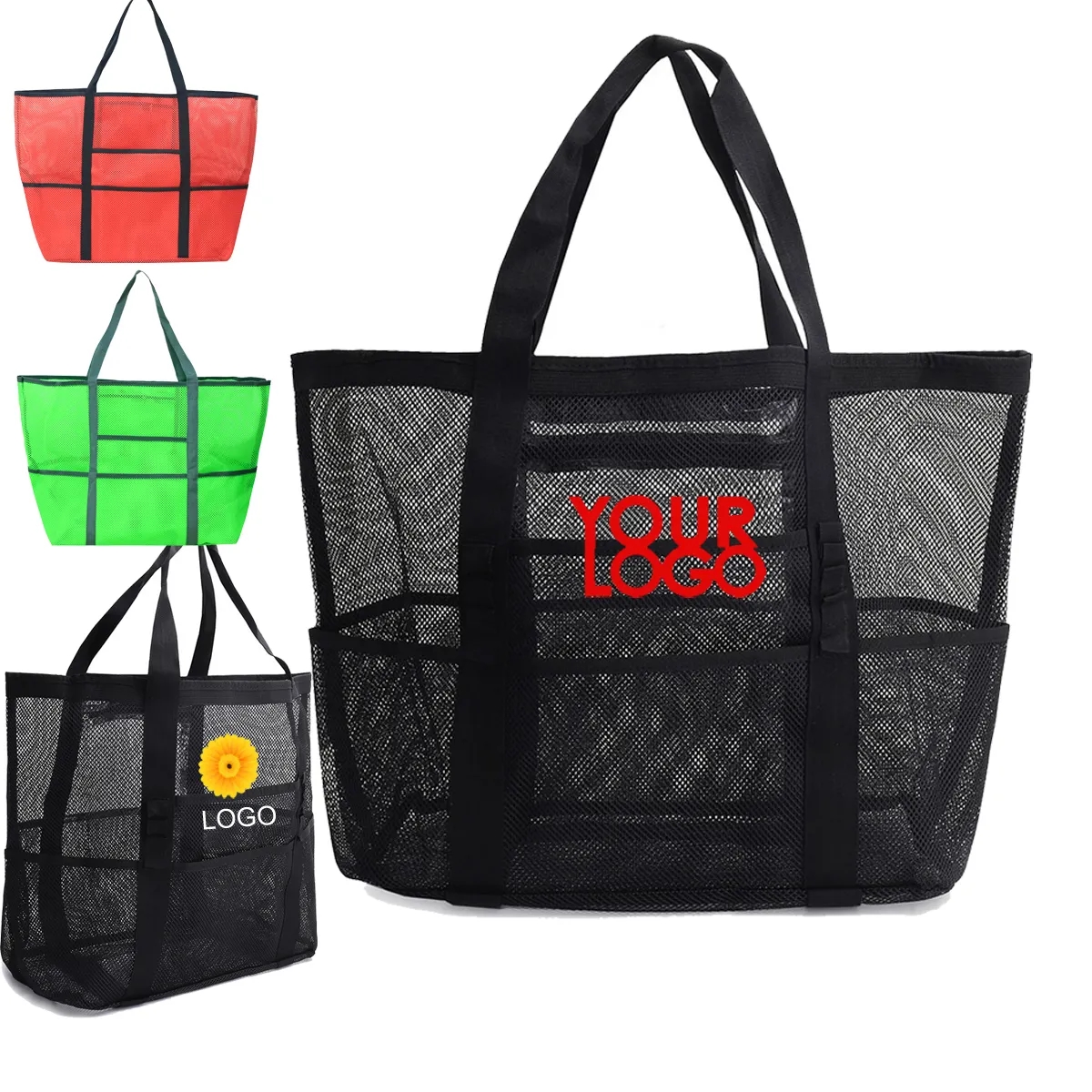 8 Pockets Lightweight Mesh Shower Tote Bag Organizer Caddy 3