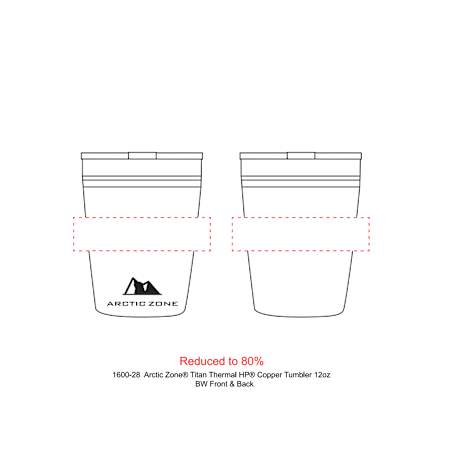 Arctic Zone® Titan Thermal HP® Copper Tumbler 12oz 19