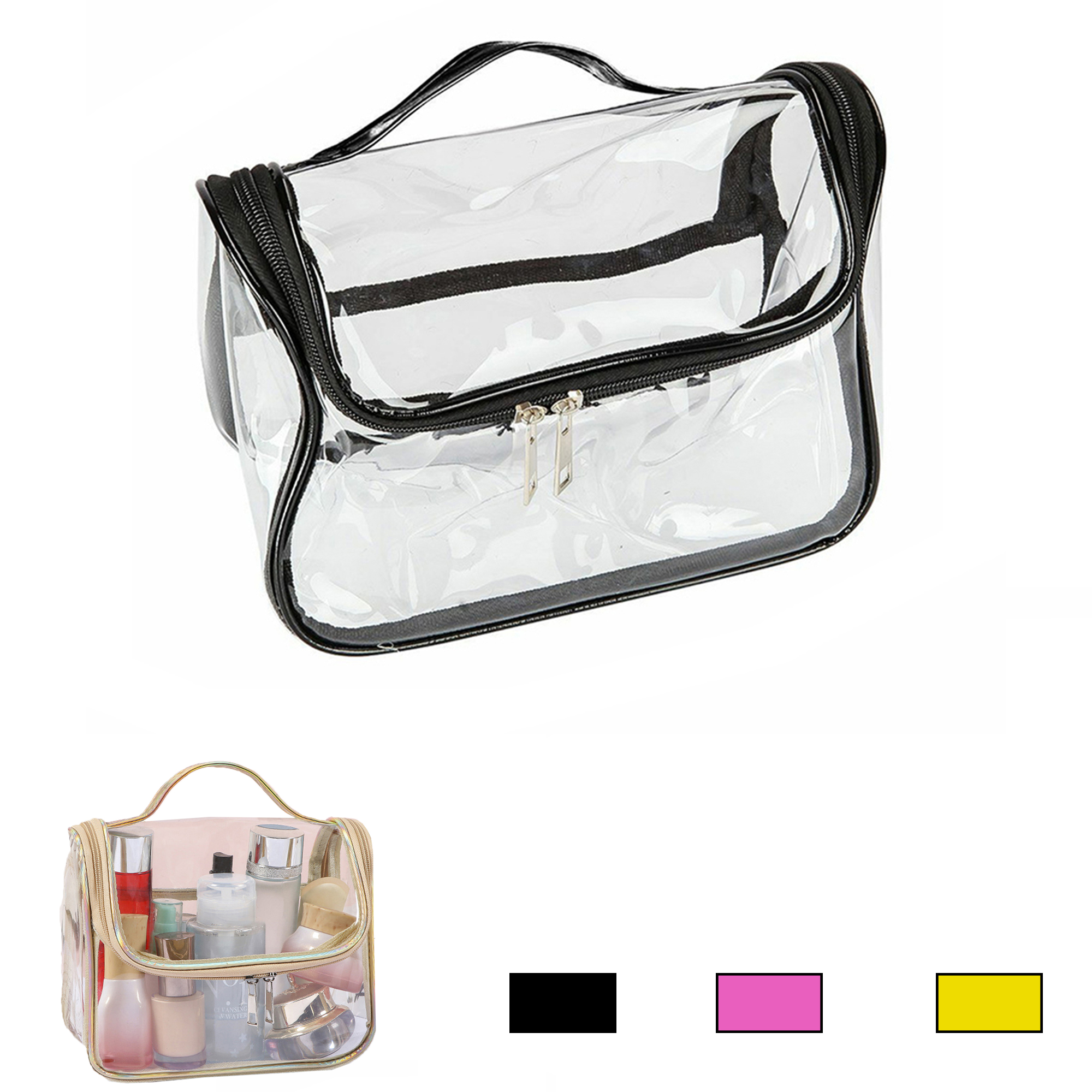 Portable Transparent Waterproof PVC Storage Bag 2
