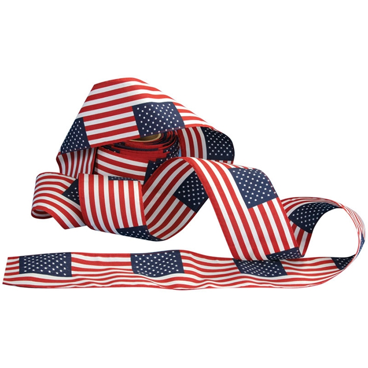 12" Wide x 25' Long Poly/Cotton Bunting U.S. Flag 2