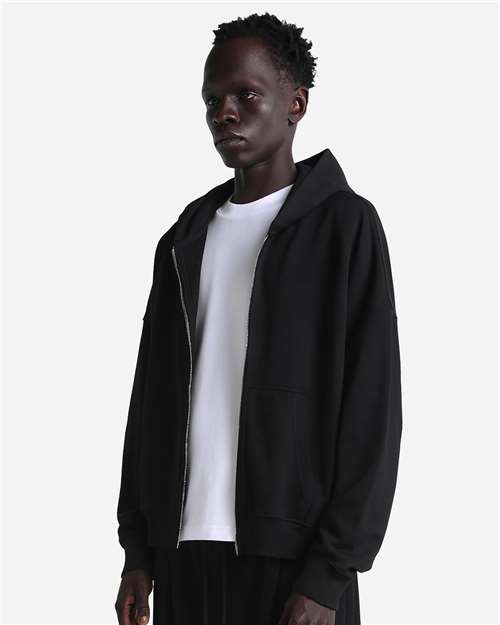 Unisex Garment-Dyed Cropped Full-Zip Hoodie Sweatshirt - SHGCZ, custom hoodie or sweatshirt with logo imprint 8
