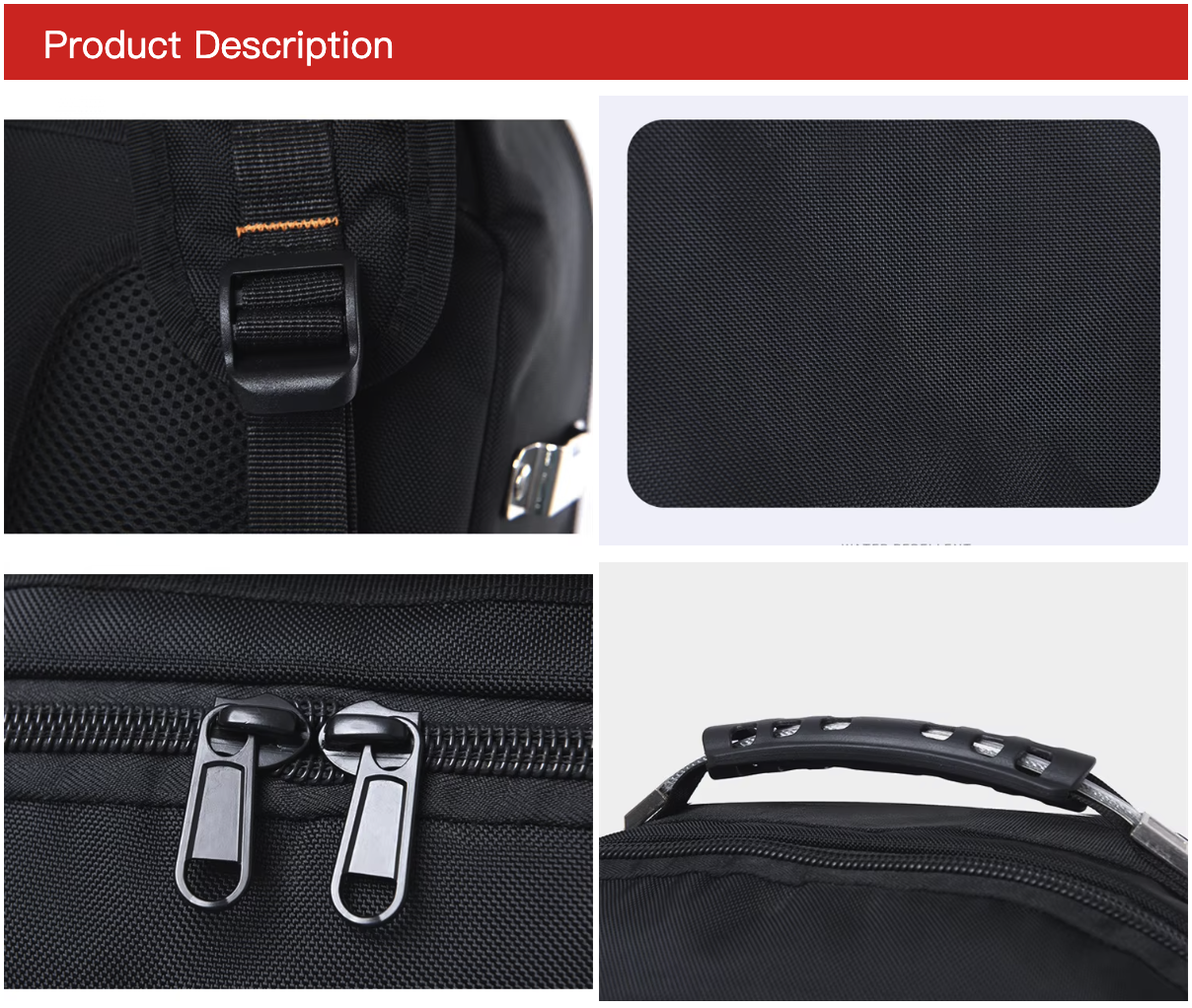 1680D Oxford Backpack USB Electrical Tool Storage 5