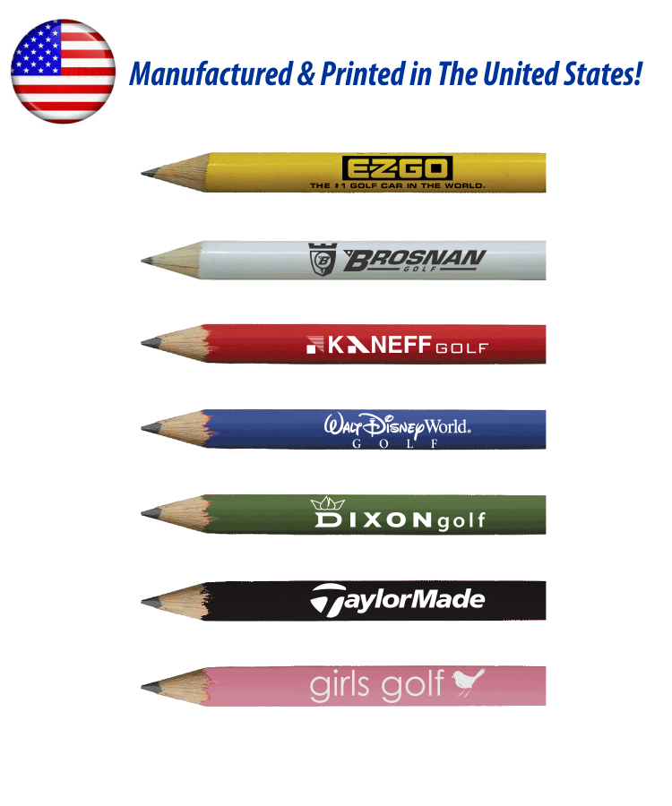 USA Made, Round Golf Pencil 2