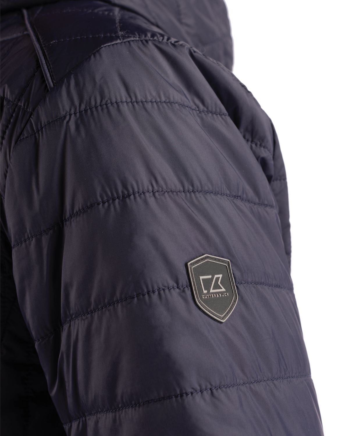 Cutter & Buck Rainier Recycled Insulated Puffer Mens Full Zip Hooded Jacket Jacket 10