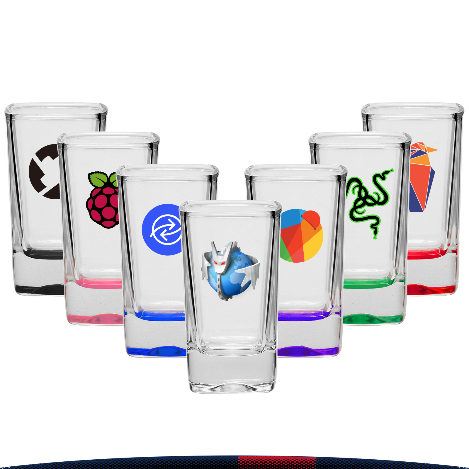 3 oz. Nork Square Shot Glasses 7