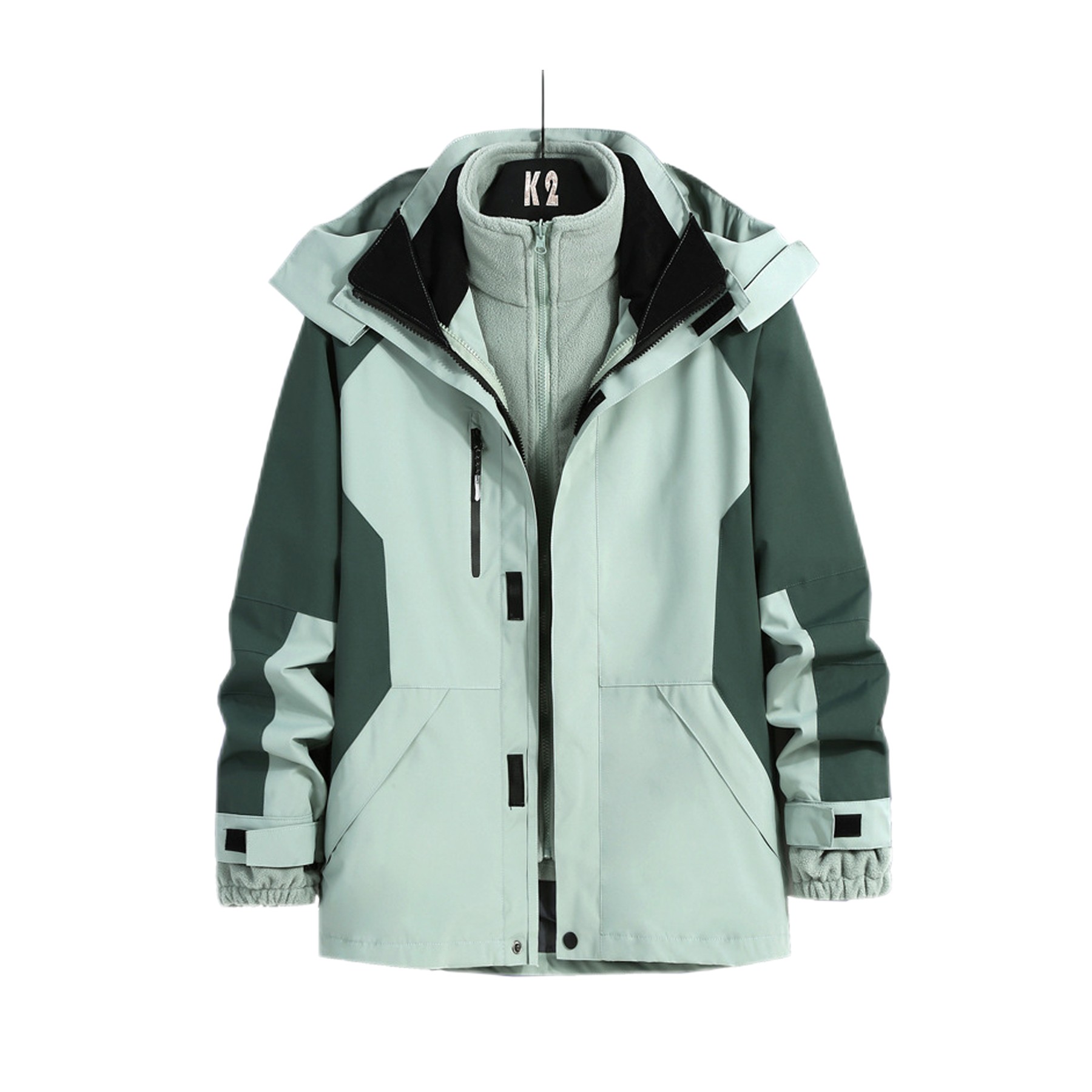 Waterproof Ski Jacket Hooded Windbreakers 12