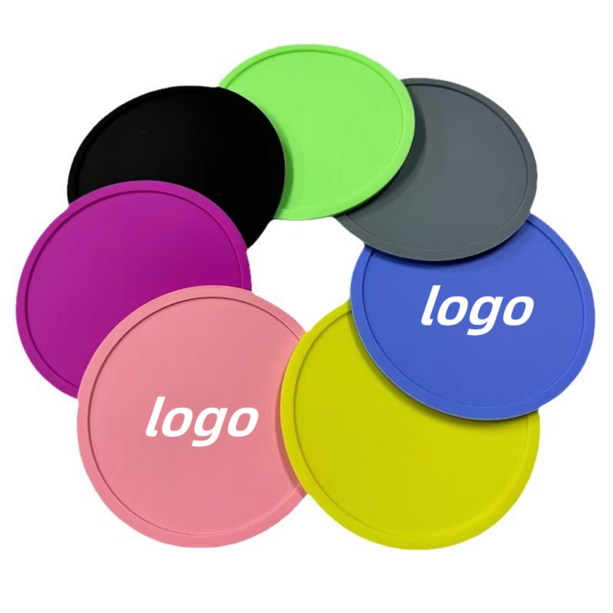 Round Silicone Coaster 3